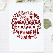Nur einen besten Papa Plotterdatei SVG DXF