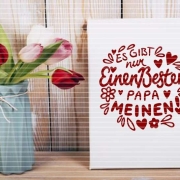 Nur einen besten Papa Plotterdatei SVG DXF