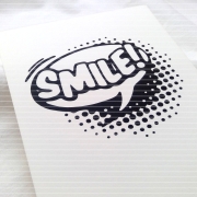 Sprechblase Smile Plotterdatei SVG DXF FCM