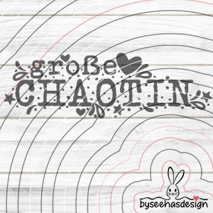 grosse Chaotin Plotterdatei SVG DXF