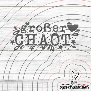 großer Chaot Plotterdatei SVG DXF 