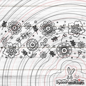 Blumen Band Plotterdatei SVG DXF