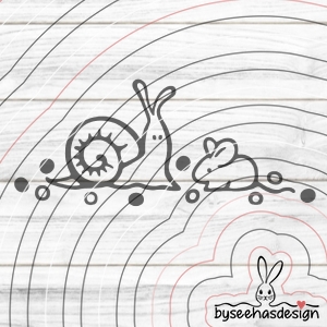 Maus Schnecke Plotterdatei SVG DXF
