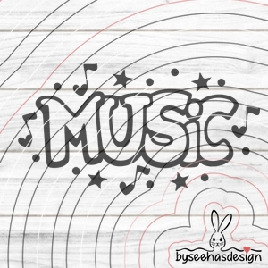 music Plotterdatei SVG DXF FCM
