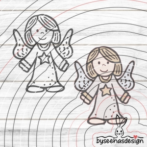Schutzengel Plotterdatei SVG DXF 