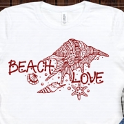 Beach Love Plotterdatei SVG DXF