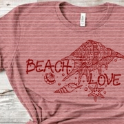 Beach Love Plotterdatei SVG DXF