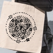 Kreis Schmetterling Plotterdatei SVG DXF