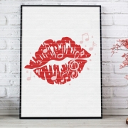 music-kiss Plotterdatei SVG DXF FCM
