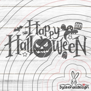 Happy Halloween Plotterdatei SVG DXF