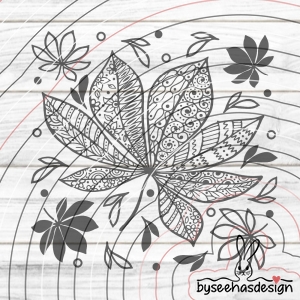 Herbst Blätter Plotterdatei SVG DXF 
