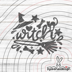 witch Plotterdatei SVG DXF