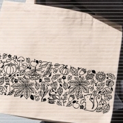 Herbstdeko Bordüre Plotterdatei SVG DXF FCM