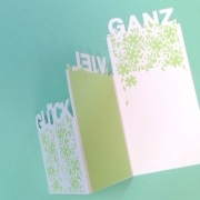 Karte Glück Plotterdatei SVG DXF