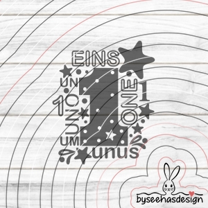 Eins Plotterdatei SVG DX