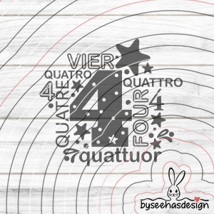 Vier Plotterdatei SVG DXF