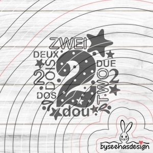 Zwei Plotterdatei SVG DXF