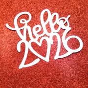 Hello 2026 Plotterdatei SVG DXF FCM