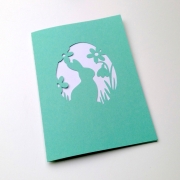 Karte Hase mit Blumen Plotterdatei SVG DXF