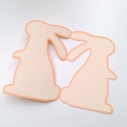 Karte Osterhase mit Kuvert Plotterdatei SVG DXF