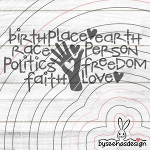 faith love Plotterdatei SVG DXF