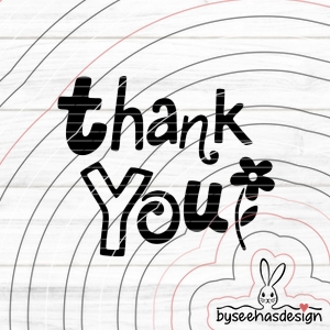 Thank You Plotterdatei SVG DXF FCM