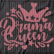 Drama Queen Plotterdatei SVG DXF