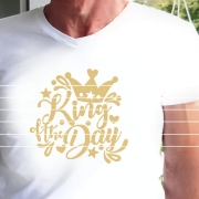 King of the Day Plotterdatei SVG DXF