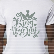 King of the Day Plotterdatei SVG DXF