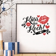 Küss den Koch Plotterdatei SVG DXF FCM