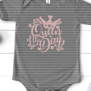 Queen of the Day Plotterdatei SVG DXF