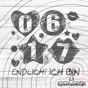 Zahlen Set 1 6 7 0 Plotterdatei SVG DXF