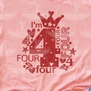 I'm four Plotterdatei SVG DXF 
