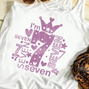 I'm seven Plotterdatei SVG DXF
