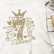 I'm seven Plotterdatei SVG DXF