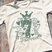 I'm seven Plotterdatei SVG DXF