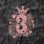 I'm three Plotterdatei SVG DXF