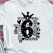 Zahl 6 Plotterdatei SVG DXF