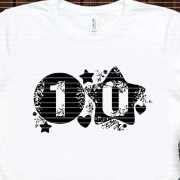 Zahlen Set 1 6 7 0 Plotterdatei SVG DXF