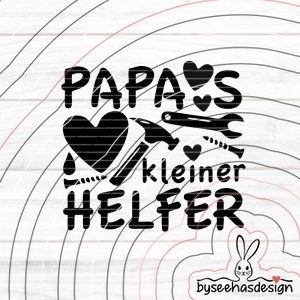 Papas kleiner Helfer Plotterdatei SVG DXF