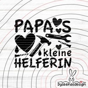 Papas kleine Helferin Plotterdatei SVG DXF