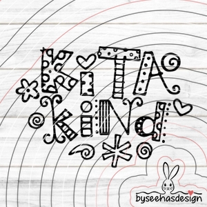 Kita Kind Plotterdatei SVG DXF
