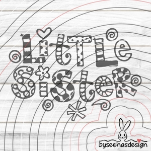 Little Sister Plotterdatei SVG DXF