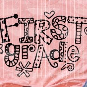 First Grade Plotterdatei SVG DXF