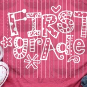 First Grade Plotterdatei SVG DXF
