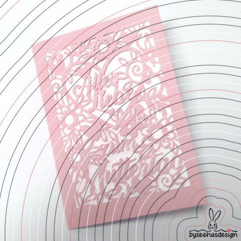 Karte Muttertag Plotterdatei SVG DXF