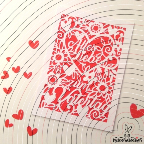 Karte Vatertag Plotterdatei SVG DXF