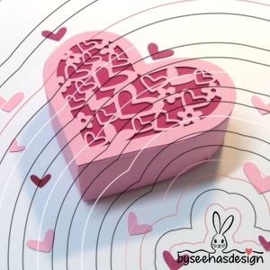 Herz Schachtel Plotterdatei SVG DXF