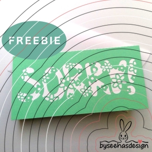 Karte Sorry Plotterdatei SVG DXF