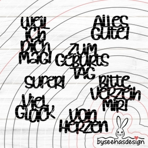 Texte Super Plotterdatei SVG DXF FCM